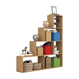 Houten plankverdeling boeken Dubila L Houten plankverdeling boeken Dubila L