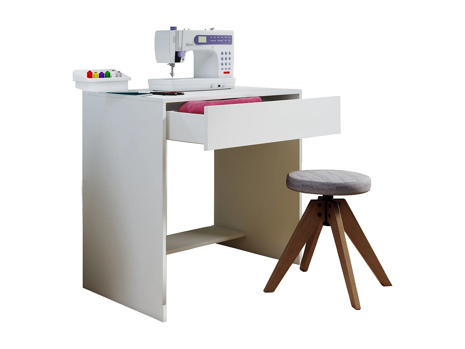 Houten bureau computer tafel Nitolda