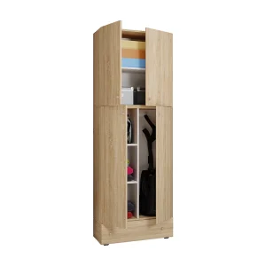 Houten bezemkast reinigingskast Lona S Houten bezemkast reinigingskast Lona S