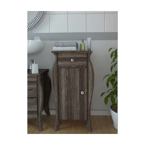 Kast 1 Deur 1 Lade Grijs Eiken
