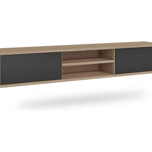 Idra Wood en Grijs 2-deurs 180 cm TV-meubel Idra Wood en Grijs 2-deurs 180 cm TV-meubel