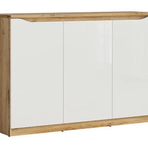June Wit en Hout 3-deurs dressoir June Wit en Hout 3-deurs dressoir
