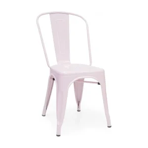 Industriële staal stoel roze 85×52,5×45 Industriële staal stoel roze 85×52,5×45