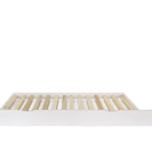 Jeugd uitschuifbed hout wit 90×180 cm