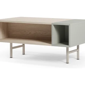 Houten tafel met metalen poten, 100 x 45 cm Houten tafel met metalen poten, 100 x 45 cm