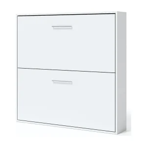 Horizontaal opklapbaar stapelbed mat wit 90×190 BIARRITZ Horizontaal opklapbaar stapelbed mat wit 90×190 BIARRITZ
