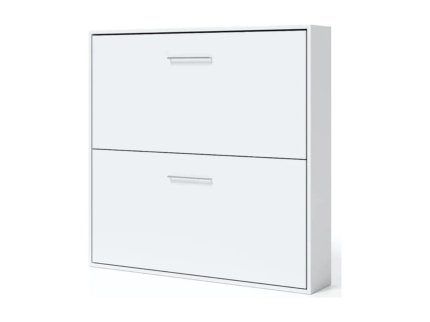 Horizontaal opklapbaar stapelbed mat wit 90x190 BIARRITZ