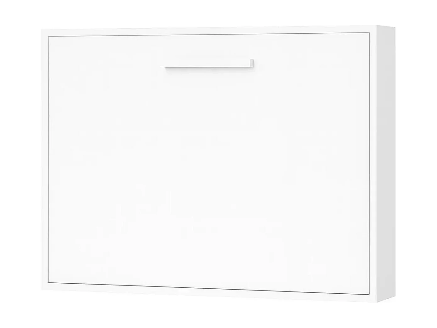 Horizontaal opklapbed mat wit 90x190 CANNES