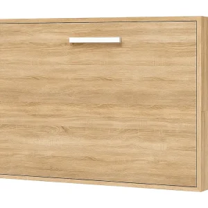 Horizontaal opklapbed licht eiken cambrian 90×190 CANNES Horizontaal opklapbed licht eiken cambrian 90×190 CANNES
