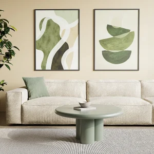 Salontafel van metaal – Groen – JORINA Salontafel van metaal – Groen – JORINA