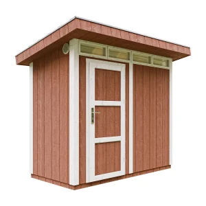 Tuinhuis op houtbasis – LP SmartSide – 3m² / L161xL293xH239 cm – M901-REDWOOD RED Tuinhuis op houtbasis – LP SmartSide – 3m² / L161xL293xH239 cm – M901-REDWOOD RED