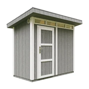 Tuinhuis op houtbasis – LP SmartSide – 3m² / L161xL293xH239 cm – M901-CAVERN STEEL Tuinhuis op houtbasis – LP SmartSide – 3m² / L161xL293xH239 cm – M901-CAVERN STEEL