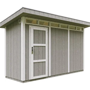 Houten tuinhuis LP SmartSide 4m2 /L161xL412xH239 cm – Timbela M902-TUNDRA GREY