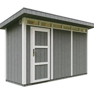Houten tuinhuis LP SmartSide 4m2 /L161xL412xH239 cm – Timbela M902-CAVERN STEEL