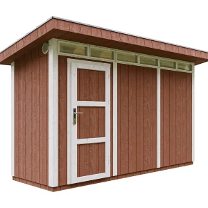 Houten tuinhuis LP SmartSide 4m2 /L161xL412xH239 cm – Timbela M902-REDWOOD RED