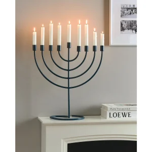 Kaarshouder AMORA Metaal 50 cm Blauw