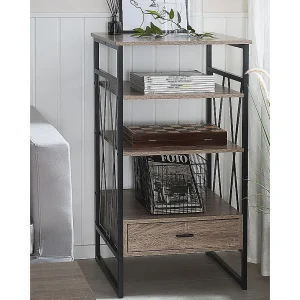 Boekenkast met 3 planken KEENE 101 cm Taupe Boekenkast met 3 planken KEENE 101 cm Taupe