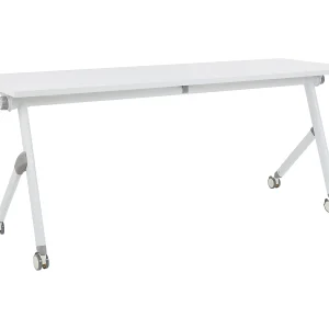 Inklapbaar bureau BENDI Wit 180 cm 60 cm met wielen Inklapbaar bureau BENDI Wit 180 cm 60 cm met wielen