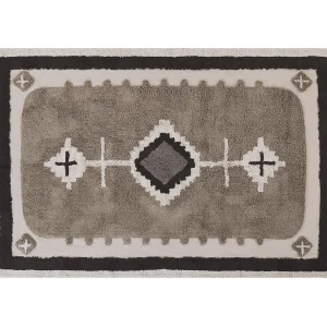 Katoenen Vloerkleed 140 x 200 Beige GEYVE Katoenen Vloerkleed 140 x 200 Beige GEYVE
