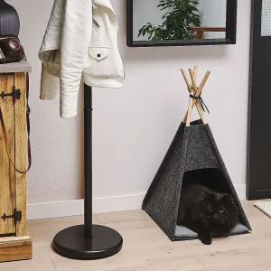 Dierenbedje ULUBEY Vilt Donkergrijs