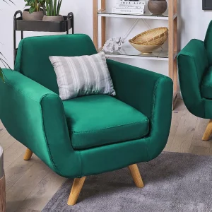 Bekleding voor fauteuil BERNES Fluweel Groen
