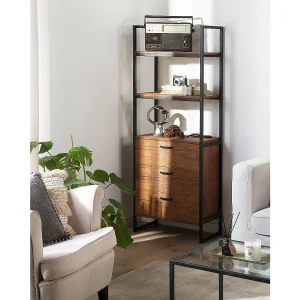 Boekenkast TIFTON 158 cm Donkerbruin Boekenkast TIFTON 158 cm Donkerbruin
