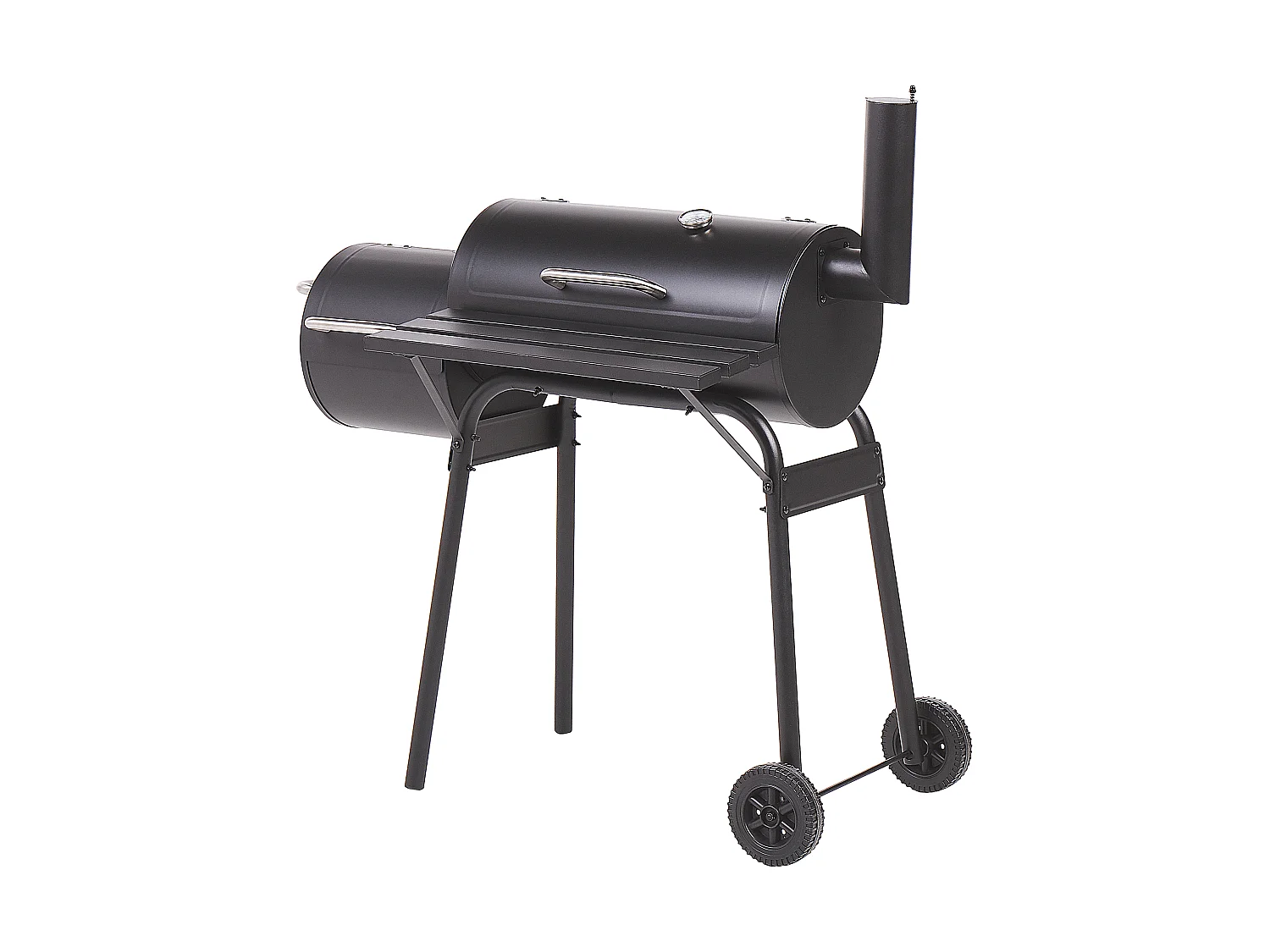 Houtskool BBQ staal zwart KATLA
