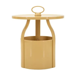 Iris crèmekleurige bijzettafel cm ø 44 x 43 Iris crèmekleurige bijzettafel cm ø 44 x 43