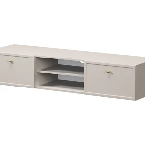 Kasjmier tv-meubel met 2 lades en gouden stippen, 150×45 cm Kasjmier tv-meubel met 2 lades en gouden stippen, 150×45 cm