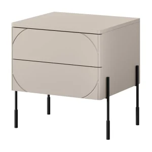 Kasjmier salontafel met 2 lades 49×55 cm