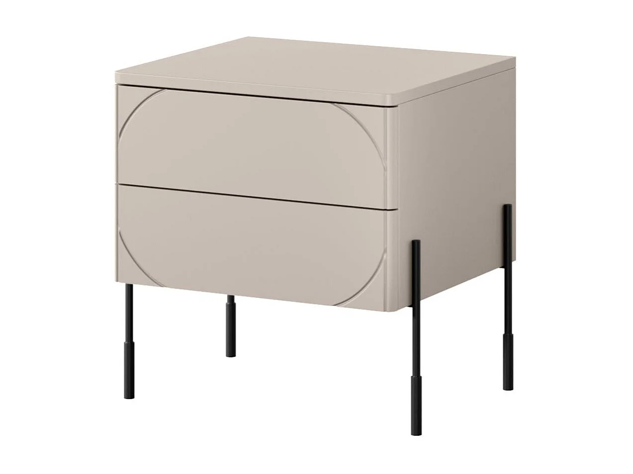 Kasjmier salontafel met 2 lades 49x55 cm