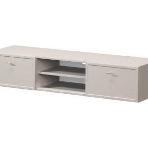 Kasjmier tv-meubel met 2 lades en gouden stippen, 150×45 cm Kasjmier tv-meubel met 2 lades en gouden stippen, 150×45 cm