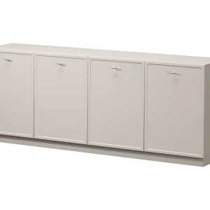 Kasjmier dressoir met 4 deuren en gouden stippen, 200×45 cm Kasjmier dressoir met 4 deuren en gouden stippen, 200×45 cm