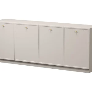 Kasjmier dressoir met 4 deuren en gouden stippen, 200×45 cm Kasjmier dressoir met 4 deuren en gouden stippen, 200×45 cm