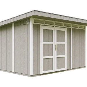 Houten tuinhuis LP SmartSide 9m2 / L412xL279xH237 cm – Timbela M904A-TUNDRA GREY Houten tuinhuis LP SmartSide 9m2 / L412xL279xH237 cm – Timbela M904A-TUNDRA GREY