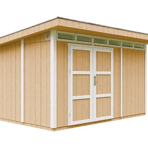 Houten tuinhuis LP SmartSide 9m2 / L412xL279xH237 cm – Timbela M904A-HARVEST HONEY Houten tuinhuis LP SmartSide 9m2 / L412xL279xH237 cm – Timbela M904A-HARVEST HONEY