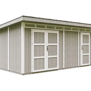 Houten tuinhuis LP SmartSide 8.52 + 2.95 m² Timbela M905C – TUNDRA GREY Houten tuinhuis LP SmartSide 8.52 + 2.95 m² Timbela M905C – TUNDRA GREY