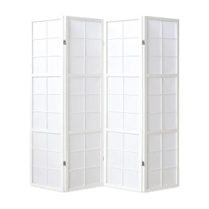 Kamerscherm 176×2,2×175 cm wit Shoji Kamerscherm 176×2,2×175 cm wit Shoji