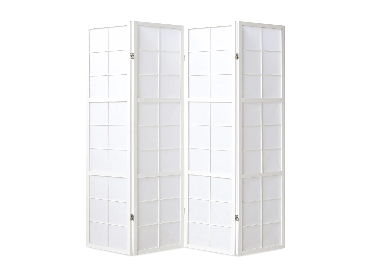 Kamerscherm 176x2,2x175 cm wit Shoji