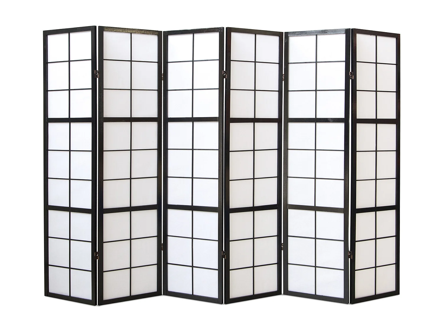 Kamerscheider 175×264×2.2 cm Zwart Shoji