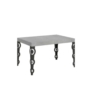 Karamay uitschuifbare tafel 120/380×90 cm beton antraciet poten Karamay uitschuifbare tafel 120/380×90 cm beton antraciet poten
