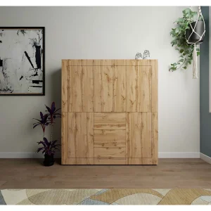 Hoge kast 5 deuren/3 lades 150x35x165 cm Elios natuur eiken Hoge kast 5 deuren/3 lades 150x35x165 cm Elios natuur eiken