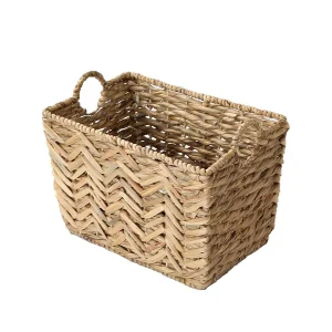 Hoge mand van waterhyacint – L46cm x H32 cm