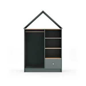 Kast met 3 vakken en 1 lade 110×180 cm Kast met 3 vakken en 1 lade 110×180 cm