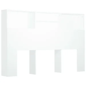 Hoofdbordkast 160x19x103,5 cm wit