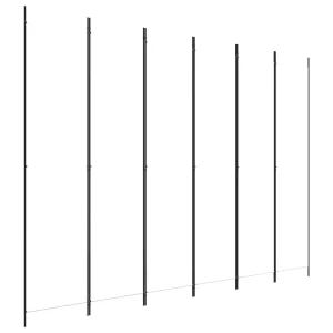 Kamerscherm met 6 panelen 300×220 cm stof wit Kamerscherm met 6 panelen 300×220 cm stof wit