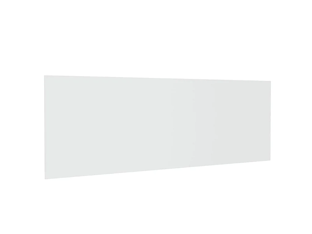 Hoofdbord wandmodel 240x1,5x80 cm bewerkt hout wit
