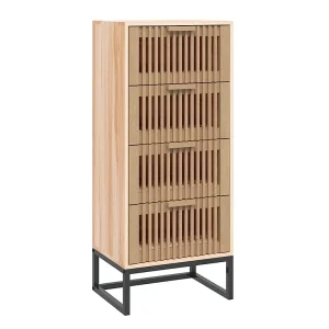 Hoge kast 40x30x95 cm bewerkt hout Hoge kast 40x30x95 cm bewerkt hout