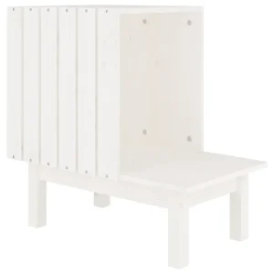 Kattenhuis 60x36x60 cm massief grenenhout wit Kattenhuis 60x36x60 cm massief grenenhout wit