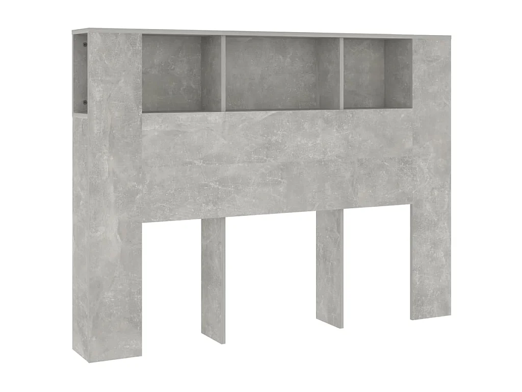 Hoofdbordkast 140x18,5x104,5 cm betongrijs